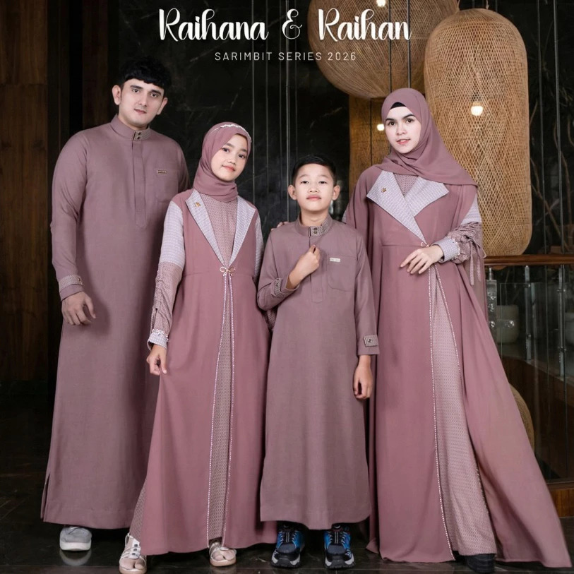 Raihana & Raihan Old Rose Sarimbit Series 2026